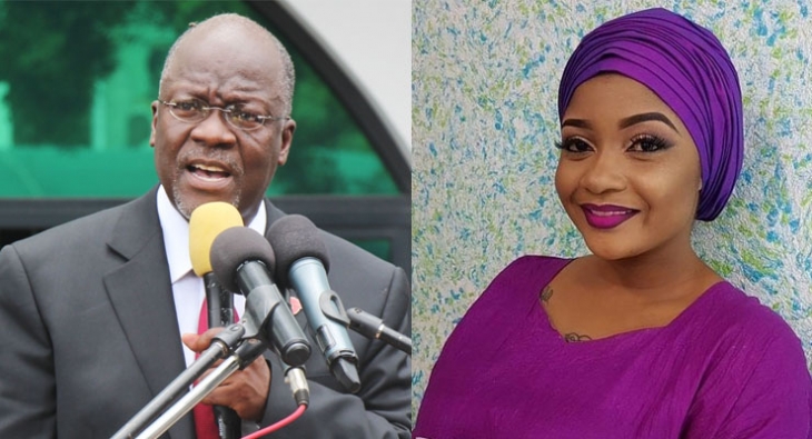 Image result for Rais Magufuli na shilole